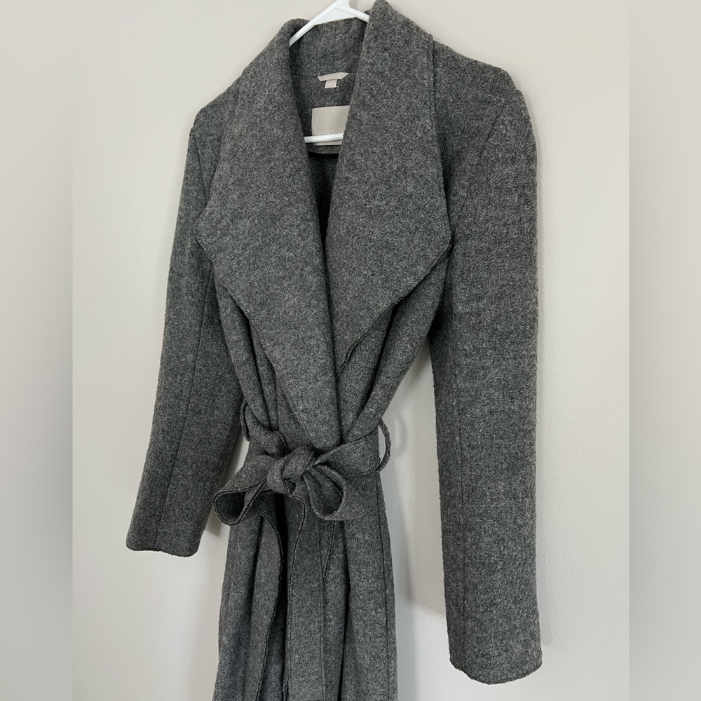 Soia & Kyo Wool Blend Wrap Coat - NWOT
